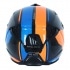 Trials Helmet MT Streetfighter SV Twin glossy nero / blue / orange Trials Helmet MT Streetfighter SV Twin glossy nero / blue / orange