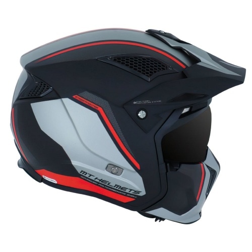 Trials Helmet MT Streetfighter SV Twin matte black / red Trials Helmet MT Streetfighter SV Twin matte black / red