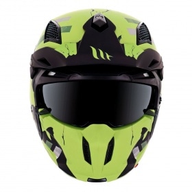 Trials Helmet MT Streetfighter SV Skull matte green S