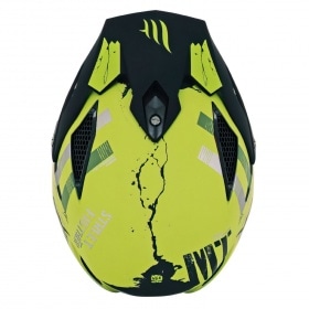 Trials Helmet MT Streetfighter SV Skull matte green S