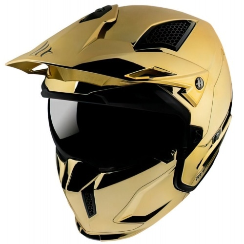 Trials Helmet MT Streetfighter SV Chrome gold XS Trials Helmet MT Streetfighter SV Chrome gold XS