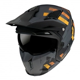 Trials Helmet MT Streetfighter SV Skull matte grey XS