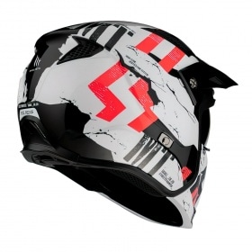 Trials Helmet MT Streetfighter SV Skull glossy pearl white XS