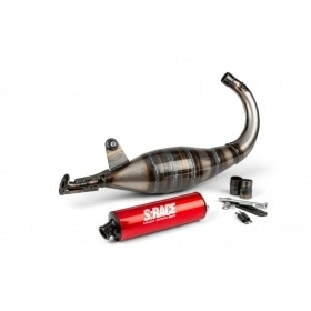 MVT Exhaust S Race 70 - 90cc Minarelli AM6