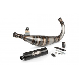 Exhaust MVT S-Race 85 - 100 low-mount Minarelli AM6 black
