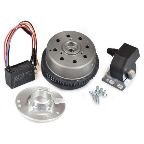 Внешнее роторное зажигание MVT Millenium Minarelli AM6 (после 2003 года) Внешнее роторное зажигание MVT Millenium Minarelli AM6 (после 2003 года)