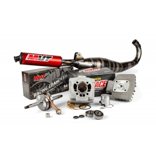 Комплект для тюнинга цилиндр + коленвал + выхлоп 50cc MVT G1 S-Race MBK 51 Комплект для тюнинга цилиндр + коленвал + выхлоп 50cc MVT G1 S-Race MBK 51