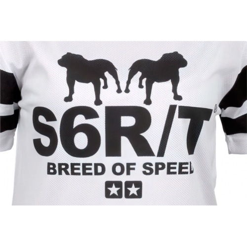 Stage6 R/T T-Shirt Stripe Mesh Women white / black Stage6 R/T T-Shirt Stripe Mesh Women white / black