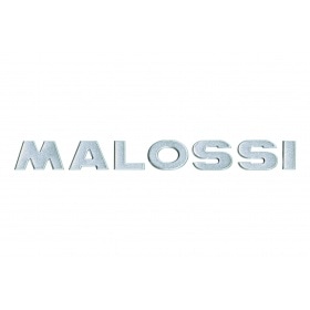 3D Sticker Malossi Silver 21cm