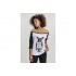 T-Shirt Brandalised - Banksy´s Graffiti Ape Raglan Ladies white/black T-Shirt Brandalised - Banksy´s Graffiti Ape Raglan Ladies white/black