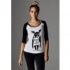 T-Shirt Brandalised - Banksy´s Graffiti Ape Raglan Ladies white/black T-Shirt Brandalised - Banksy´s Graffiti Ape Raglan Ladies white/black