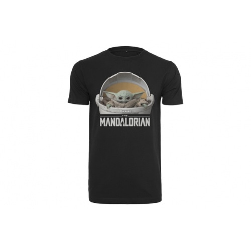 T-Shirt Baby Yoda Mandalorian Logo black T-Shirt Baby Yoda Mandalorian Logo black