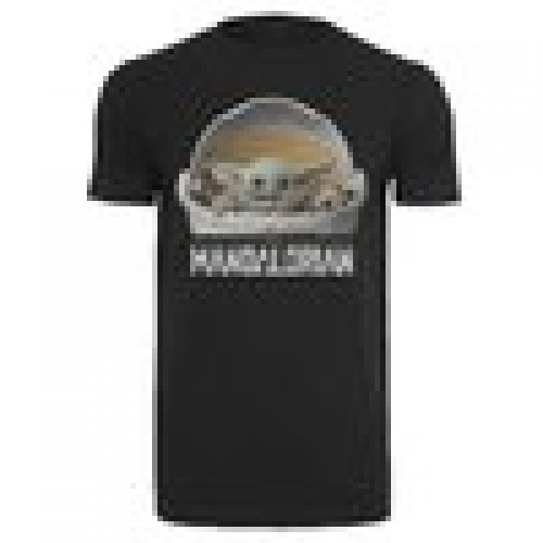 T-Shirt Baby Yoda Mandalorian Logo black T-Shirt Baby Yoda Mandalorian Logo black