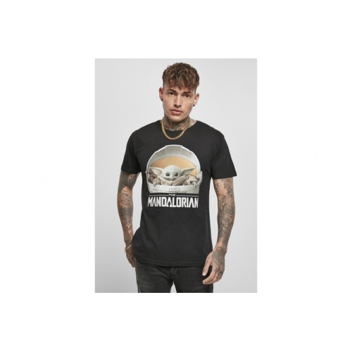 T-Shirt Baby Yoda Mandalorian Logo black T-Shirt Baby Yoda Mandalorian Logo black