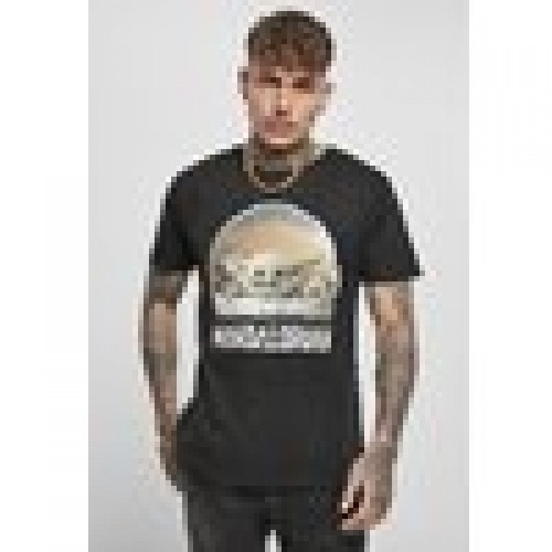 T-Shirt Baby Yoda Mandalorian Logo black T-Shirt Baby Yoda Mandalorian Logo black