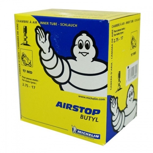Inner Tube 17" 2.75 Michelin Airstop 17md TR4 valve Inner Tube 17" 2.75 Michelin Airstop 17md TR4 valve