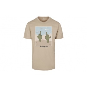 T-Shirt Fucking Life sand