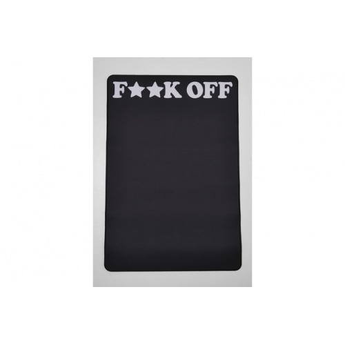 Desk Pad Fuck OFF black/white Desk Pad Fuck OFF black/white