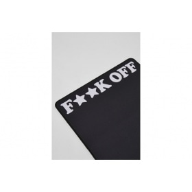 Desk Pad Fuck OFF black/white