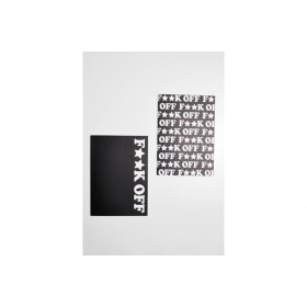 Exercise Book Fuck Off 2-pack black/white