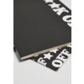 Exercise Book Fuck Off 2-pack black/white