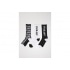Socks Fuck OFF Allover 3 - Pack black/white Socks Fuck OFF Allover 3 - Pack black/white