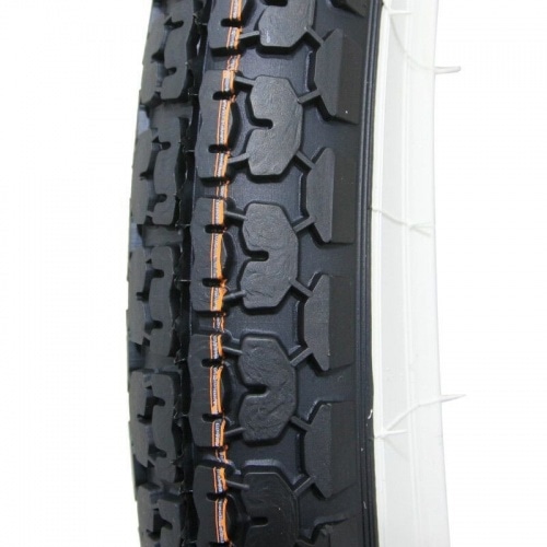 Moped Tire 2.25-17" (2 1/4-17) reinforced Mitas B4 whitewall TT 39J Moped Tire 2.25-17" (2 1/4-17) reinforced Mitas B4 whitewall TT 39J