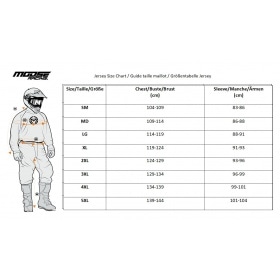 MX krekls Moose Racing Sahara sarkans/melns SM