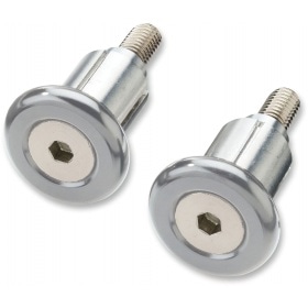 Stūres galiņi sudraba krāsā