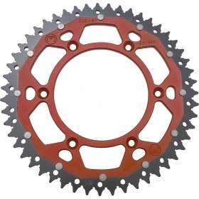 Aizmugurējais cilindrs alumīnija / tērauda 520 Moose Racing Beta / Honda 51 zobs sarkans