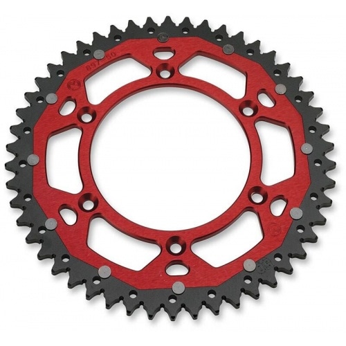 Aizmugurējais cilindrs alumīnija / tērauda 520 Moose Racing Beta RR 50 zobu sarkans Aizmugurējais cilindrs alumīnija / tērauda 520 Moose Racing Beta RR 50 zobu sarkans
