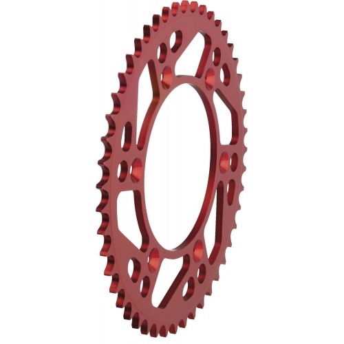 Aizmugurējā sprocket alumīnija 520 Moose Racing Beta RR 50 zobu sarkans Aizmugurējā sprocket alumīnija 520 Moose Racing Beta RR 50 zobu sarkans