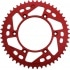 Aizmugurējā sprocket alumīnija 520 Moose Racing Beta RR 50 zobu sarkans Aizmugurējā sprocket alumīnija 520 Moose Racing Beta RR 50 zobu sarkans