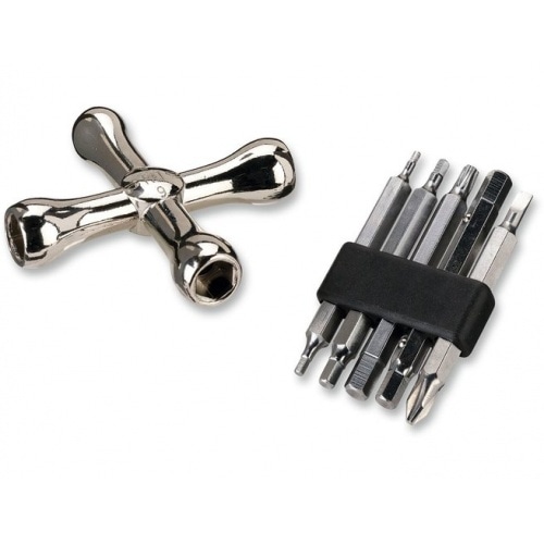 Cross / Holder screwdriver multifunction w. 5 bits Cross / Holder screwdriver multifunction w. 5 bits