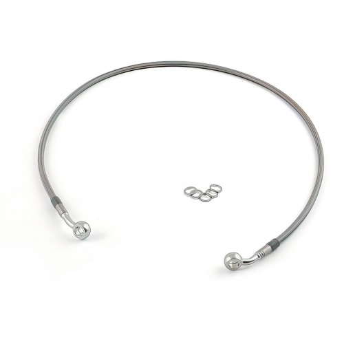 Bremžu vads Motacc aizmugurējā nerūsējošā tērauda Yamaha Tmax 500cc Black Max 2008 - 2011 Bremžu vads Motacc aizmugurējā nerūsējošā tērauda Yamaha Tmax 500cc Black Max 2008 - 2011