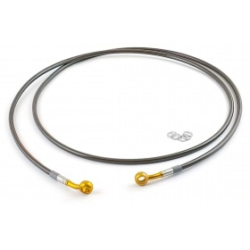 Bremžu vads Motacc aizmugurējais oglekļa / zelta banjo savienojums MBK Nitro / Aerox