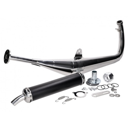 Exhaust Motegra Racing 60-110cc polished Simson S50 / S51 / S70 Exhaust Motegra Racing 60-110cc polished Simson S50 / S51 / S70