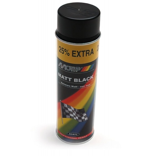 MoTip Acrylic Paint matte black 500ml MoTip Acrylic Paint matte black 500ml