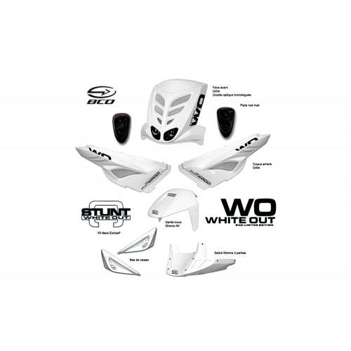 Apmales komplekts 7 gab. BCD White Out (CE) Yamaha slīdnis Apmales komplekts 7 gab. BCD White Out (CE) Yamaha slīdnis