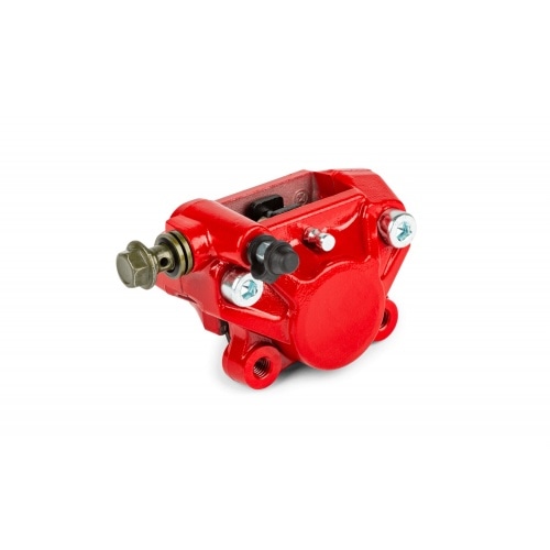 Тормозной суппорт задний OEM качества Minarelli горизонтальный (Yamaha Aerox), красный Тормозной суппорт задний OEM качества Minarelli горизонтальный (Yamaha Aerox), красный