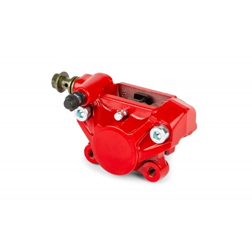 Тормозной суппорт задний OEM качества Minarelli горизонтальный (Yamaha Aerox), красный Тормозной суппорт задний OEM качества Minarelli горизонтальный (Yamaha Aerox), красный