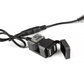 Double USB motorcycle socket