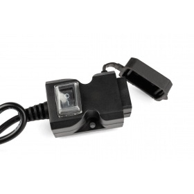 Double USB motorcycle socket