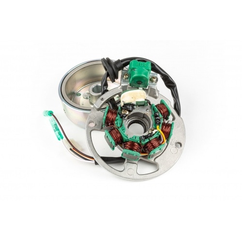 Aizdedzes rotors + stators OEM kvalitātes Minarelli horizontāls līdz 2004. gadam Aizdedzes rotors + stators OEM kvalitātes Minarelli horizontāls līdz 2004. gadam