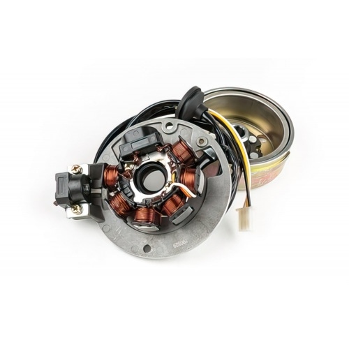 Aizdedzes rotors + stators OEM kvalitātes Minarelli vertikālā līdz 2004. gadam Aizdedzes rotors + stators OEM kvalitātes Minarelli vertikālā līdz 2004. gadam