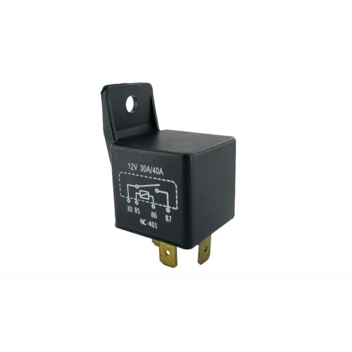 Startera relejs, 4 kontakti, 12V / 30A - 40A Startera relejs, 4 kontakti, 12V / 30A - 40A