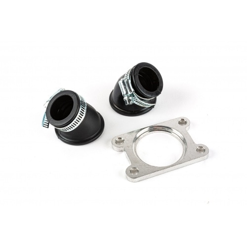 Intake manifold rubber 30 / 45 deg. d.24mm Minarelli AM6 Intake manifold rubber 30 / 45 deg. d.24mm Minarelli AM6