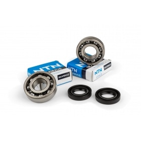 Подшипники коленчатого вала + сальники Derbi Euro 2 (EBE / EBS) / Euro 3 (D50B0)