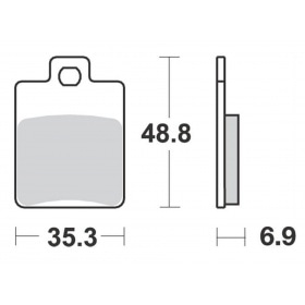 Brake Pads Gilera / Piaggio / Vespa / Peugeot / SYM