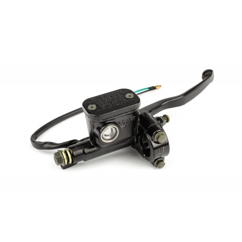 Brake Master Cylinder front with mirror mount M10 Brake Master Cylinder front with mirror mount M10